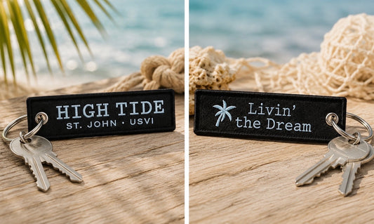 HIGH TIDE LIVIN' THE DREAM KEYCHAIN