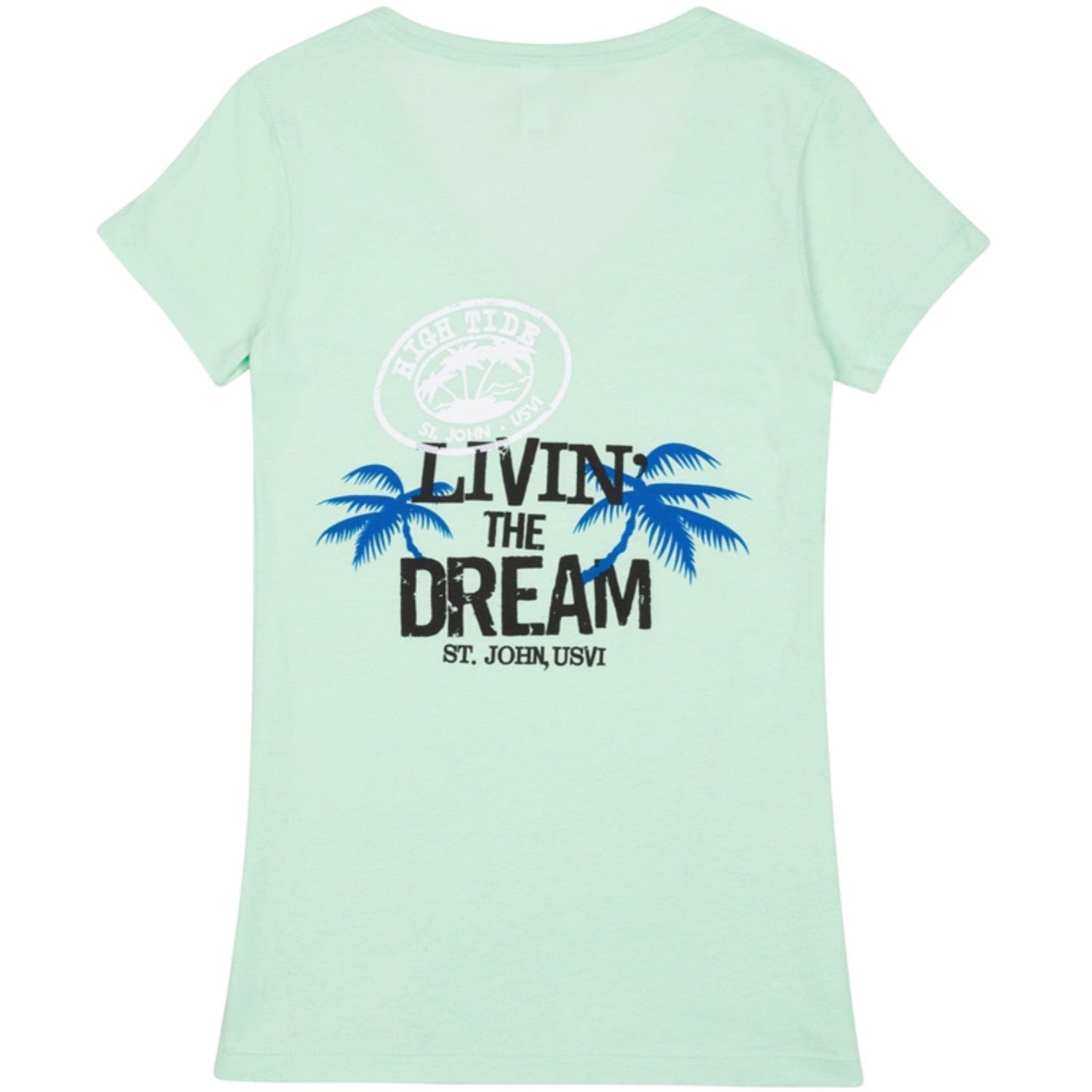 LIVIN' THE DREAM LADIES MINT T-SHIRT