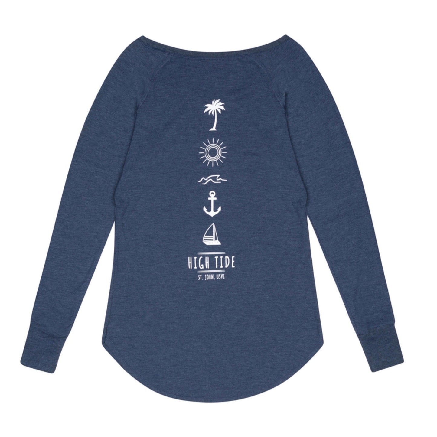 LADIES LONG SLEEVE TUNIC TEE