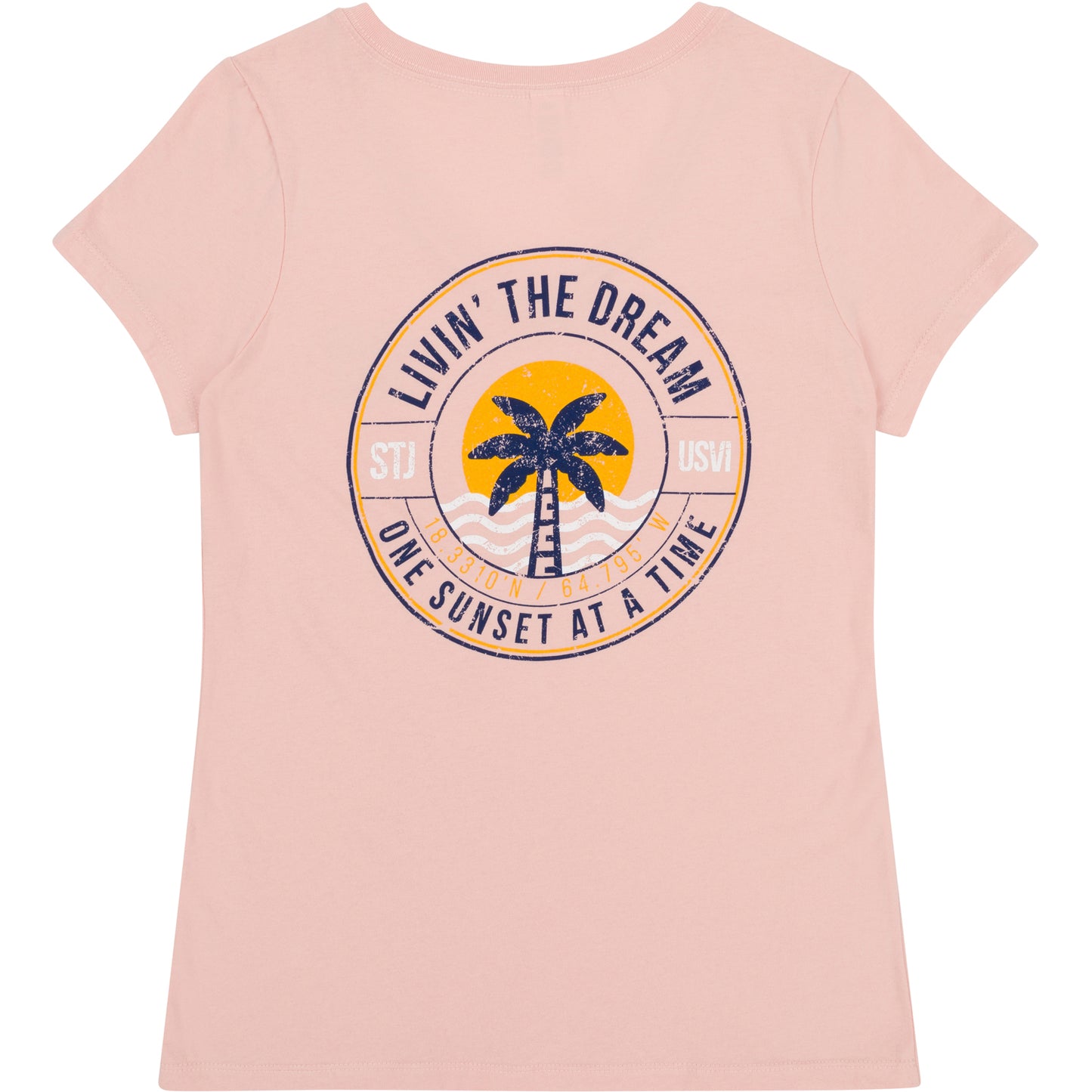 ONE SUNSET AT A TIME LADIES T-SHIRT