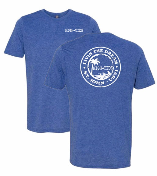 LIVIN' THE DREAM ROUND LOGO T-SHIRT