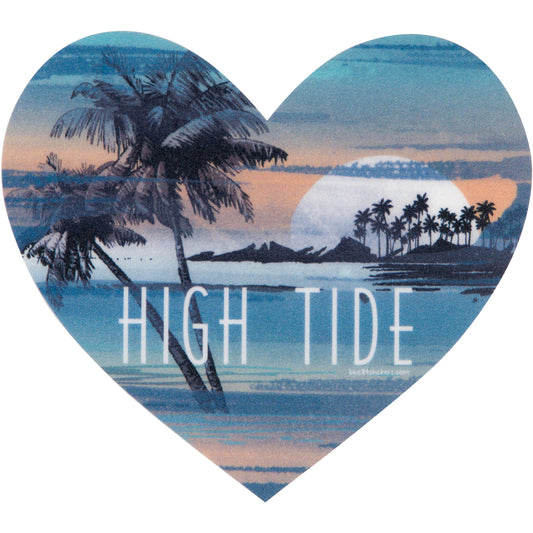 HEART HIGH TIDE STICKER