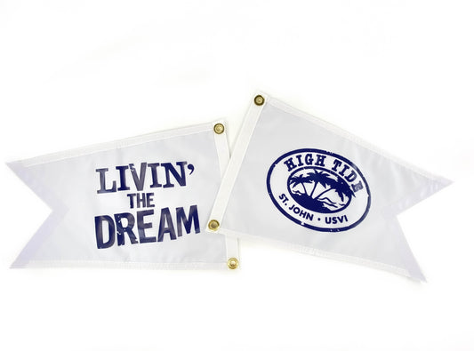 HIGH TIDE BURGEE FLAG