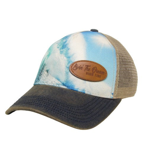 LIVIN' THE DREAM WAVE TRUCKER HAT