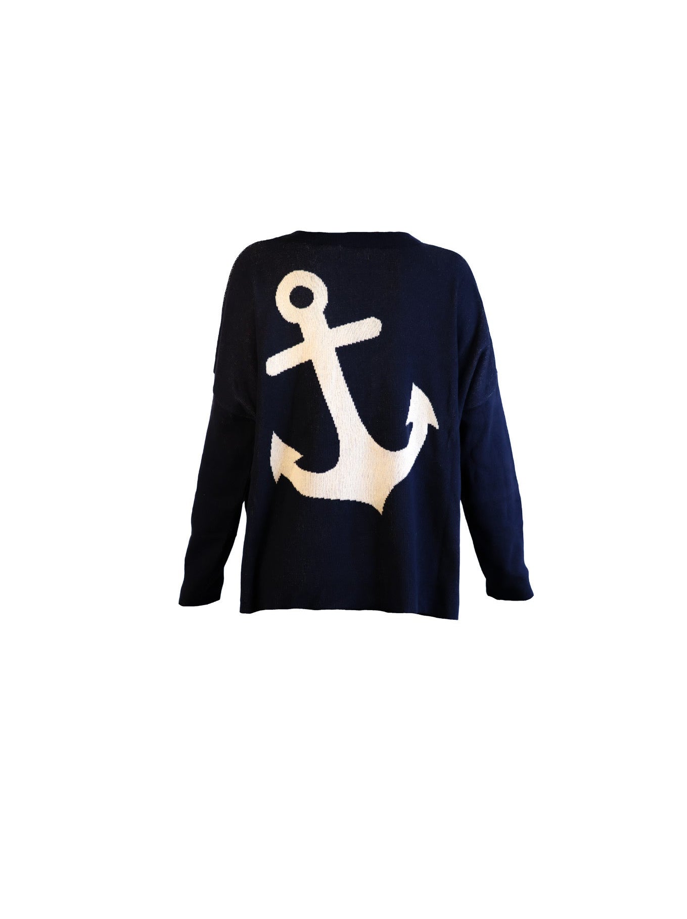 EVERYDAY RELAXED SWEATER WITH ANCHOR