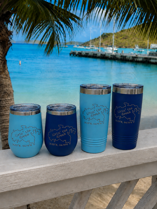 HIGH TIDE TUMBLERS AND WINE CUPS