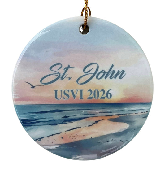 2026 ST. JOHN SUNSET ORNAMENT