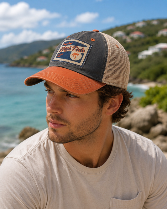 HIGH TIDE TWO TONE OLD FAVORITE TRUCKER HAT