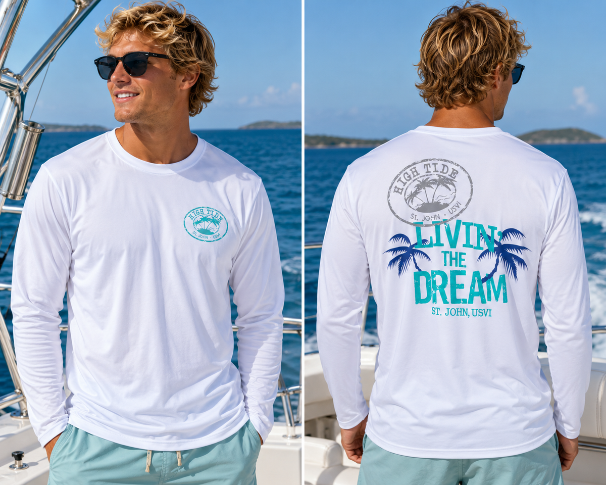 LIVIN' THE DREAM LONG SLEEVE PERFORMANCE SHIRT