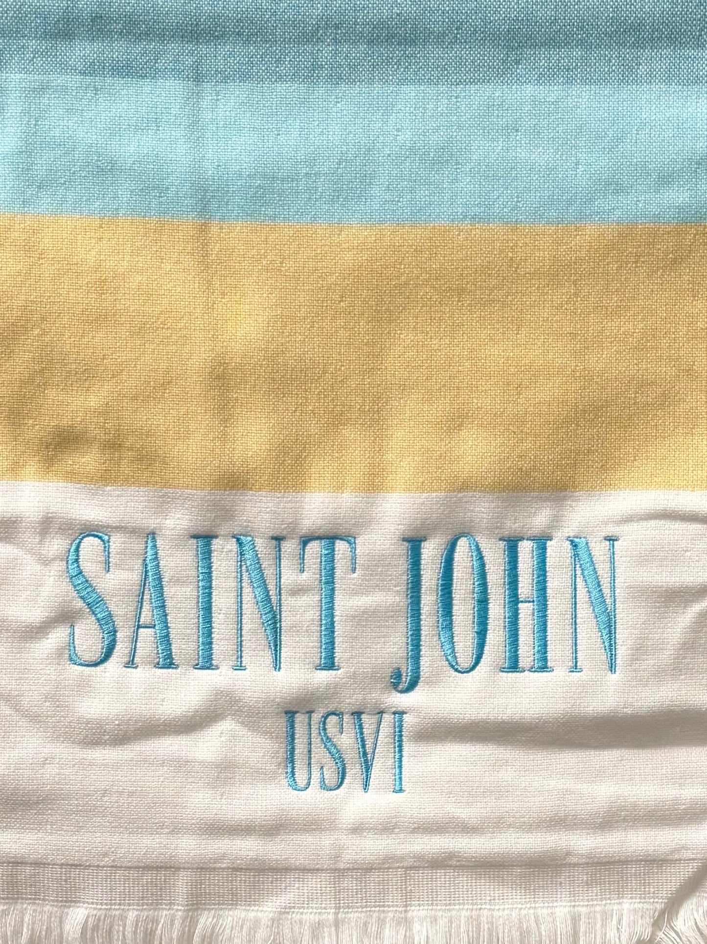 EMBROIDERED BEACH TOWELS