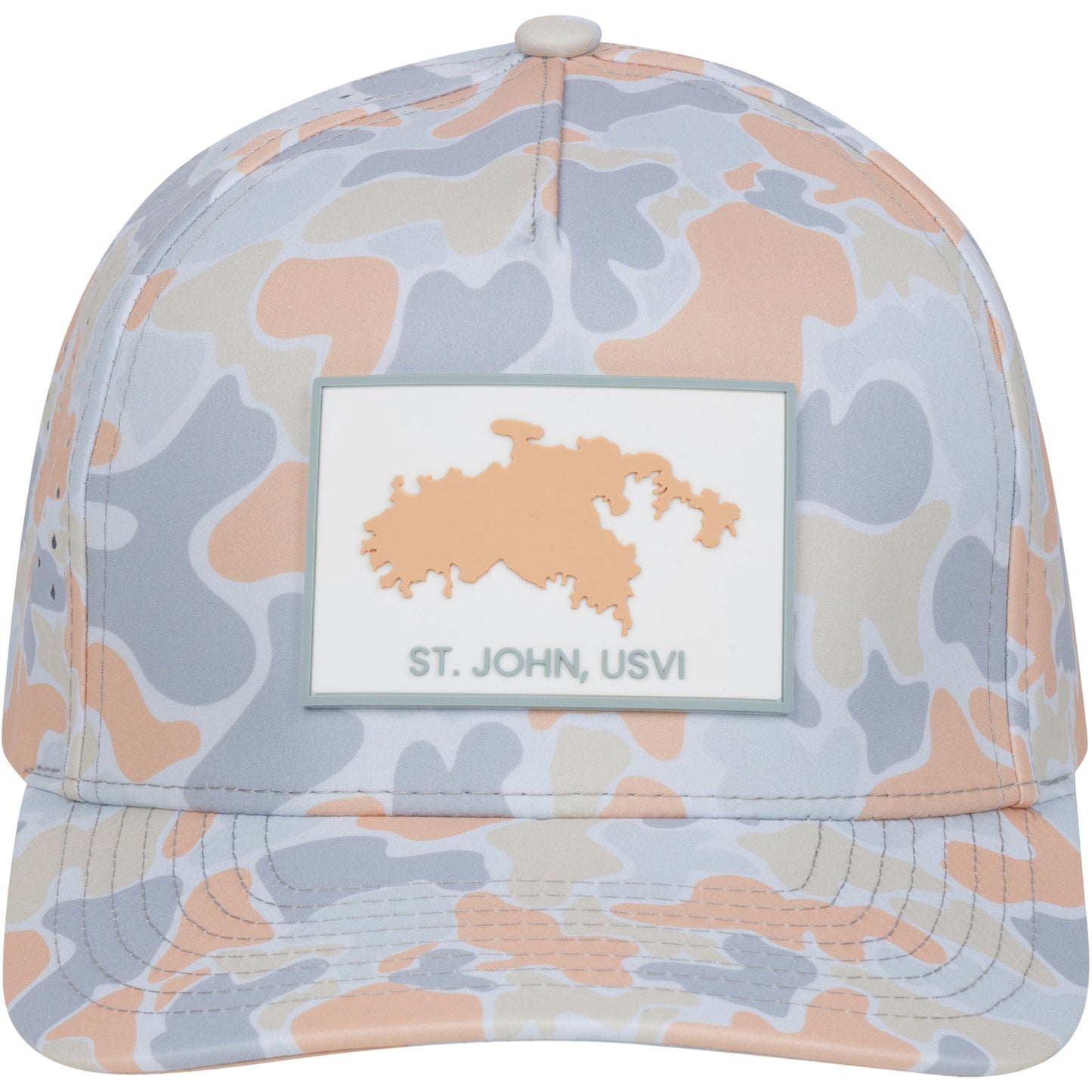 CAMO ST. JOHN RUBBER PATCH HAT GOLDEN BROWN
