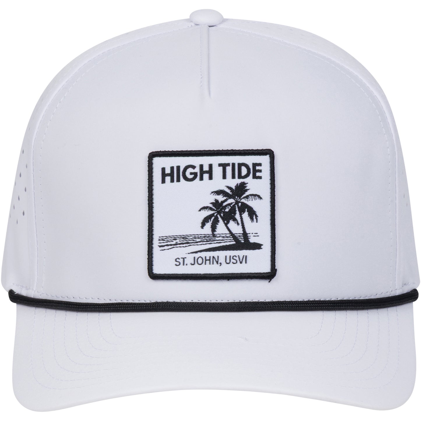 ISLAND PALM WOVEN PATCH HAT
