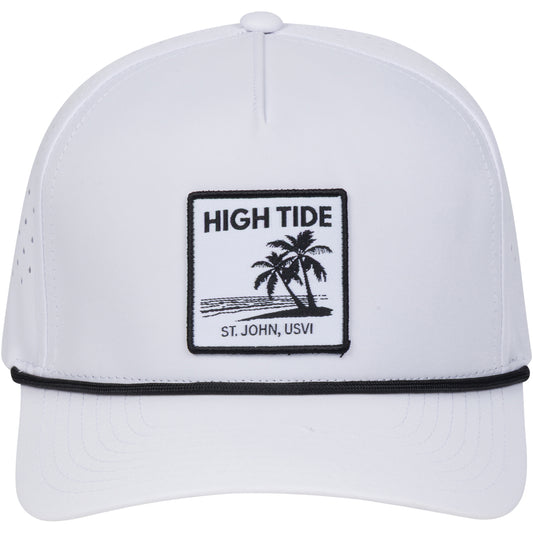 ISLAND PALM WOVEN PATCH HAT