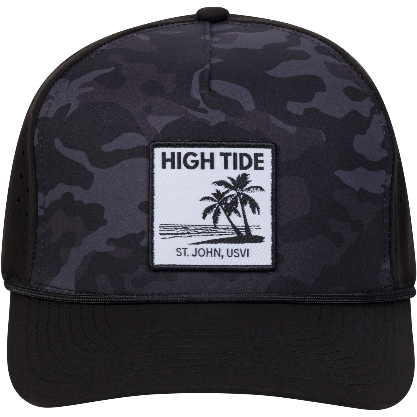 ISLAND PALM WOVEN PATCH HAT