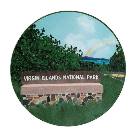 NATIONAL PARK WITH RAINBOW