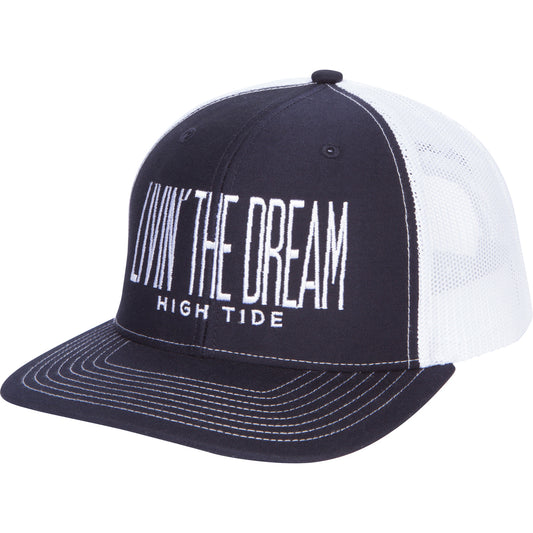 LIVIN' THE DREAM NAVY TRUCKER HAT